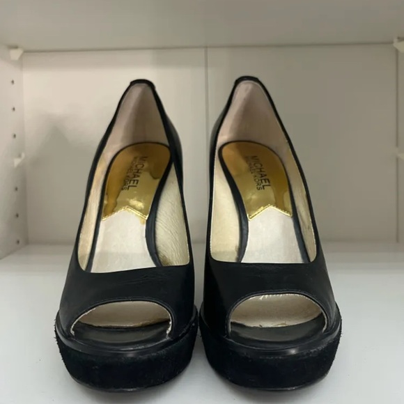 Suede/Leather MK Wedges - Picture 2 of 2